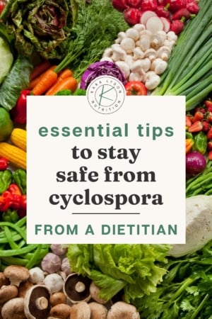how to stay safe from cyclospora